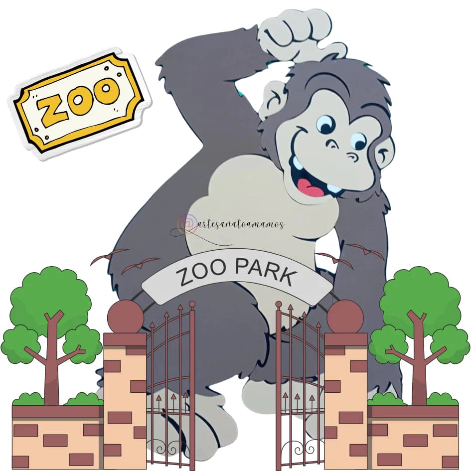 PAINEL EM EVA MACACO GRANDE