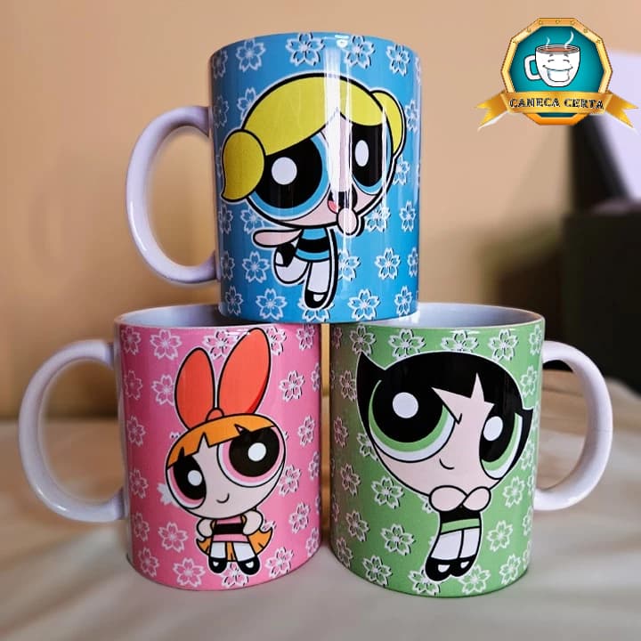Caneca Porcelana Meninas Super Poderosas