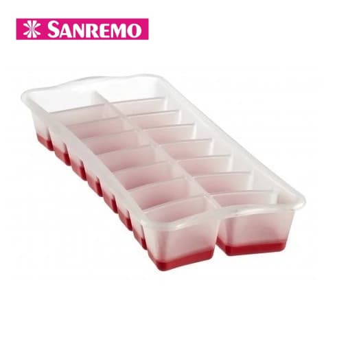 Forma de Gelo Plástico com Fundo Flexível de Silicone - Sanremo