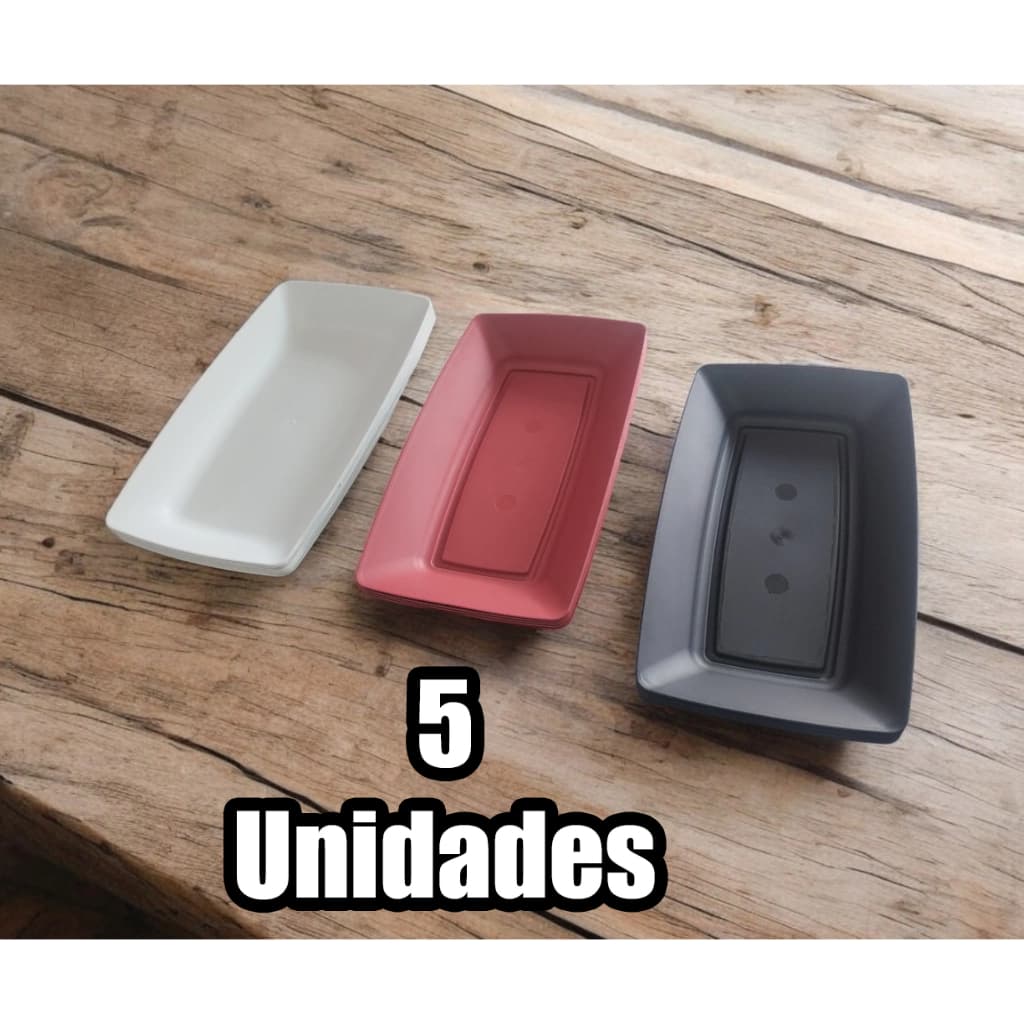 Bandeja Petiscos Porção Pastel Batata Multiuso 5 unidades
