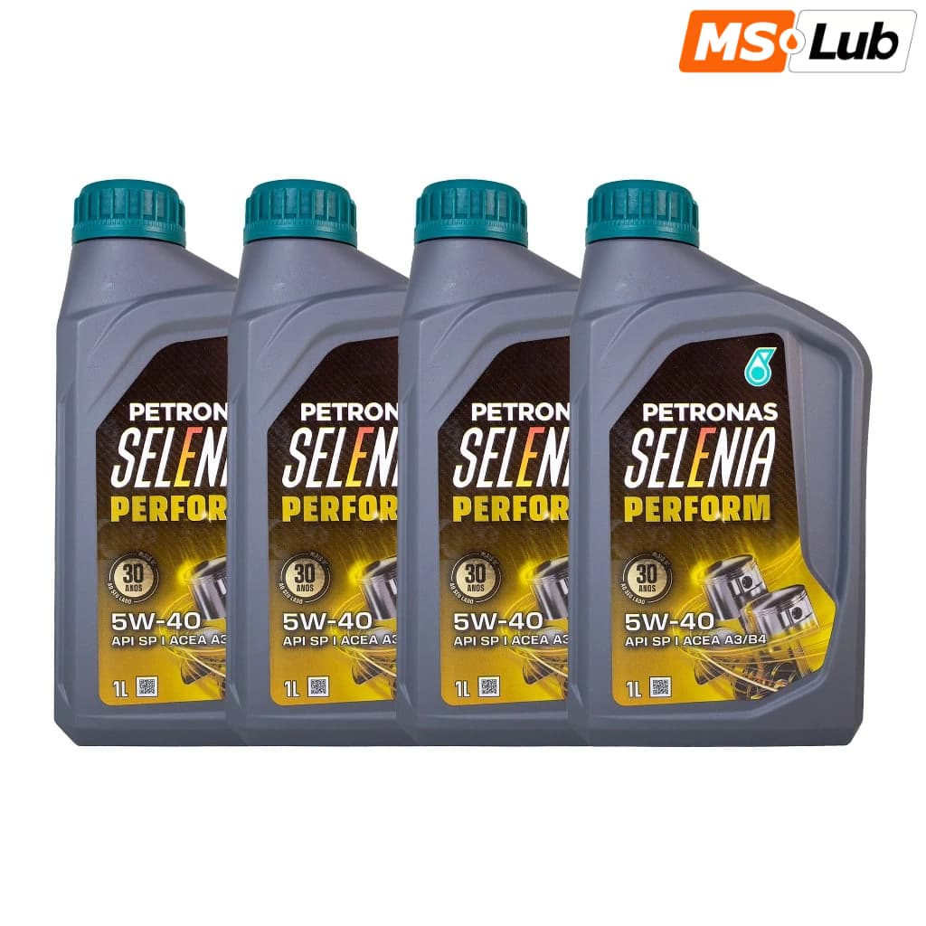 Kit 4 Petronas Selenia 5W40 Sintetico API SN Plus
