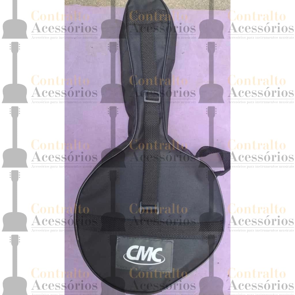Capa Bag Bolsa Mochila Simples Preta para Banjo