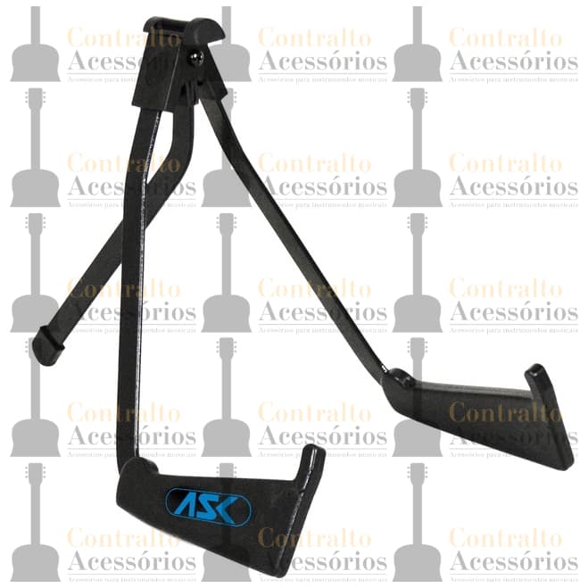 Suporte de Chão para Instrumentos de Cordas Suporte Portátil Para Violão E Guitarra Suporte ASK G6