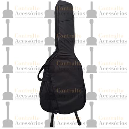 Capa Bag para violão Folk Extra Luxo Preta