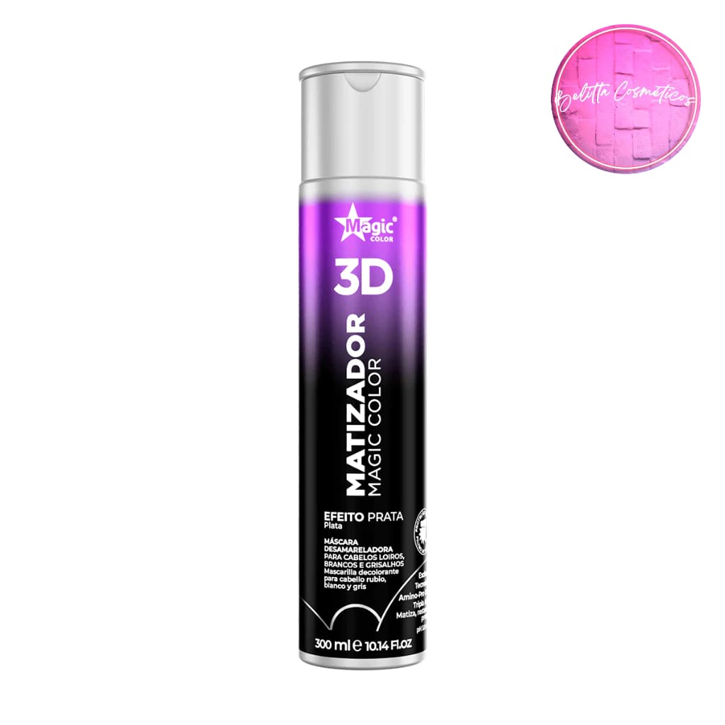 Matizador Magic Color Magic Color Efeito Prata 300ml