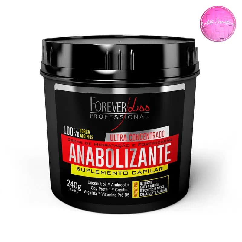 Máscara Anabolizante Forever Liss 240g-Fortalecedora