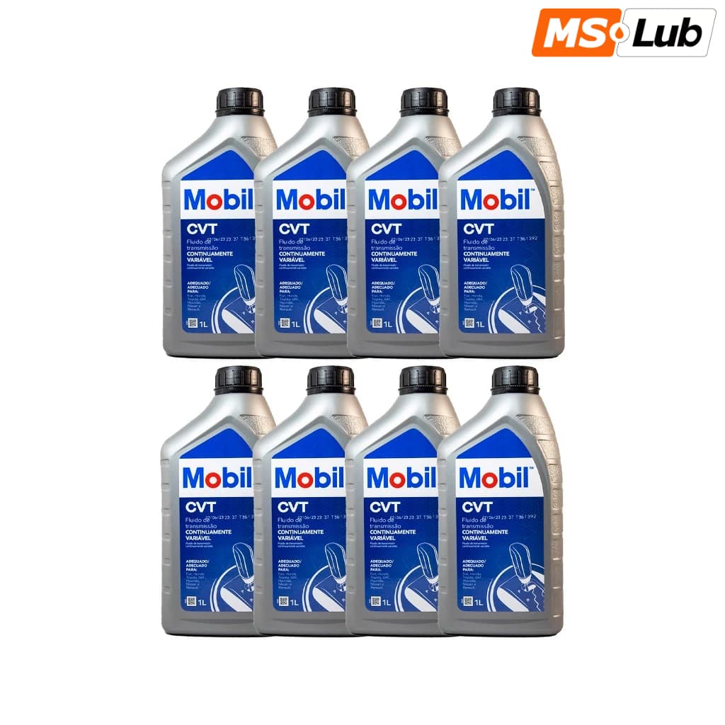 Kit 8 Mobil CVT Sintético API ATF