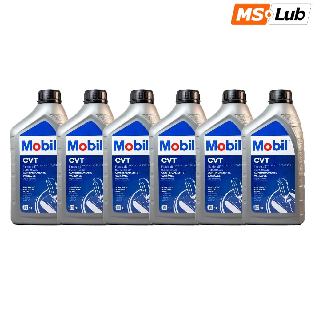 Kit 6 Mobil CVT Sintético API ATF