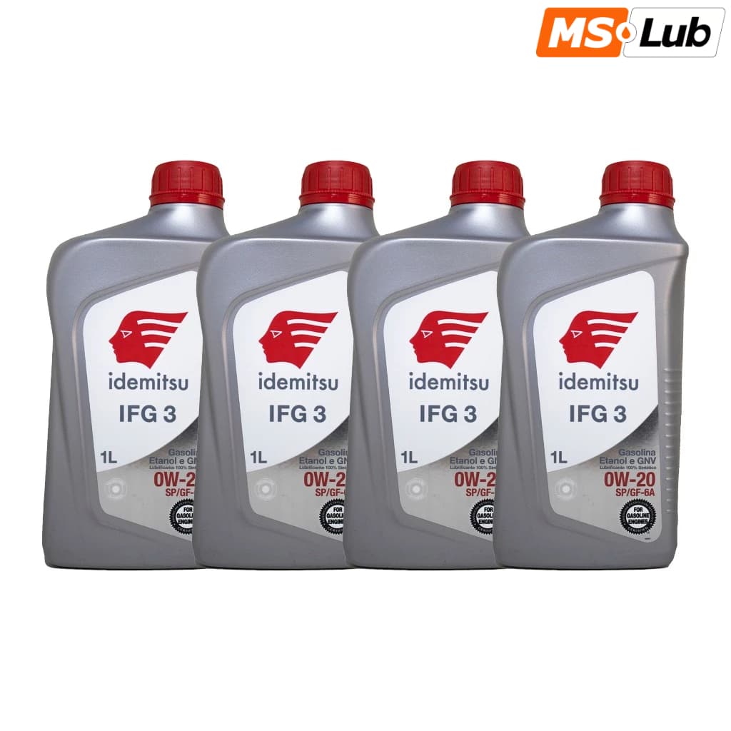 Kit 4 Idemitsu IFG 3 0w20 Sintético API SP