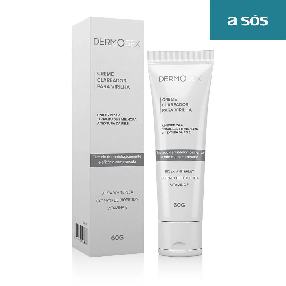 Creme Clareador Íntimo P/ Virilha E Axilas Dermosex - 60 g