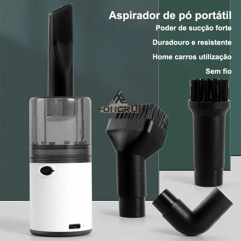 Mini Aspirador De pó Sem Fio Portátil Automotivo e Casa Potente Recarregável /Bomba De vácuo De Ar/ Luz de acampamento