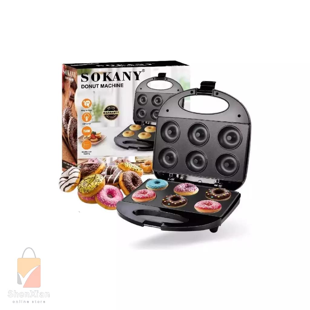 Máquina de Donuts Rosquinhas Mini com 6 Furos