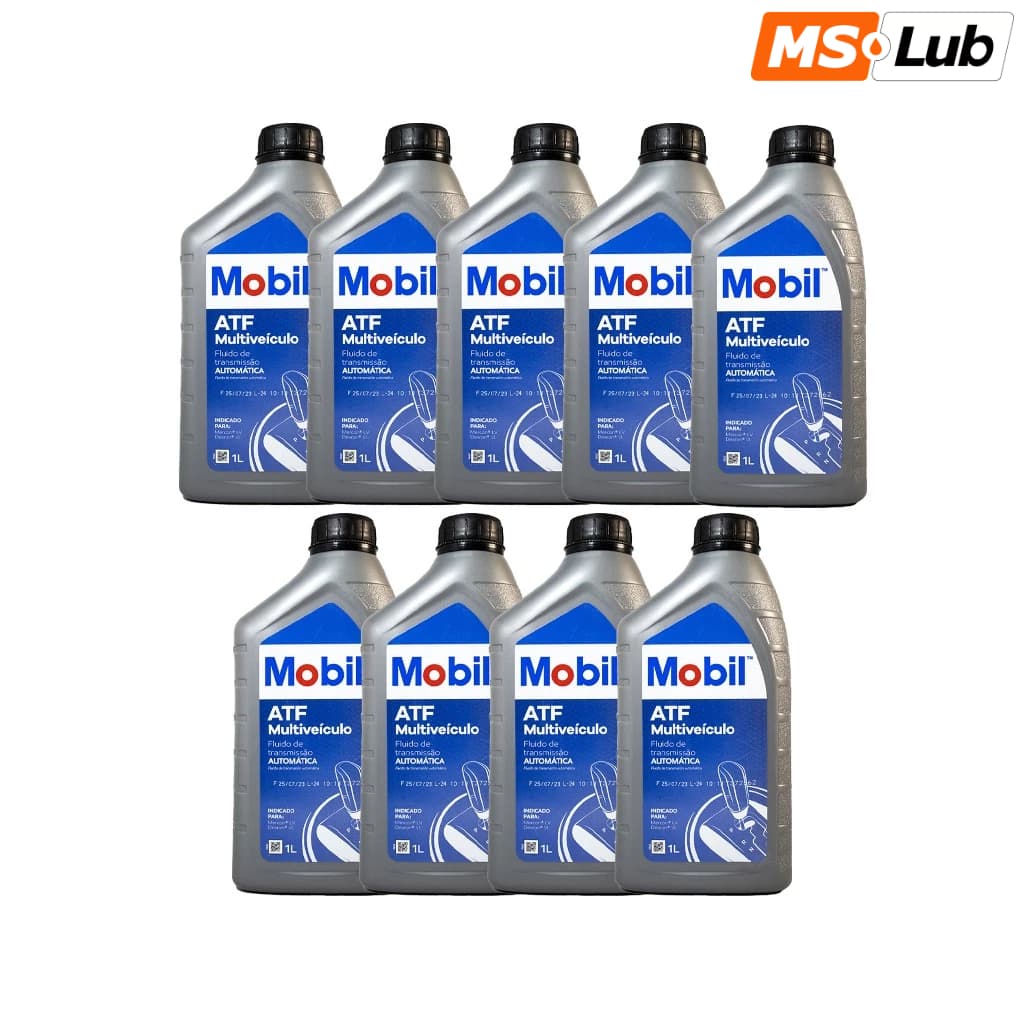 Kit 9 Mobil Dexron 6 Multi ATF Sintético