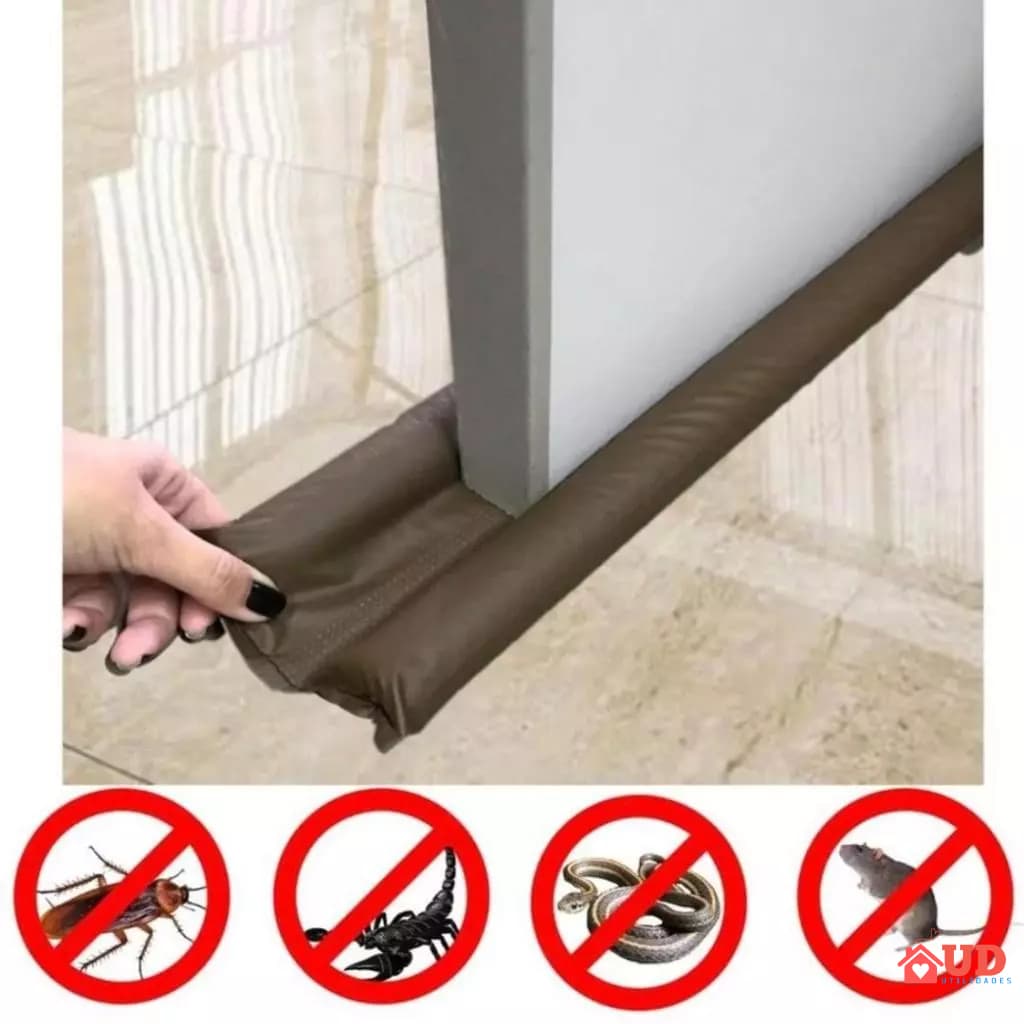 Veda Porta Em Nylon Rolinho De Porta Protetor Contra Poeira e Insetos