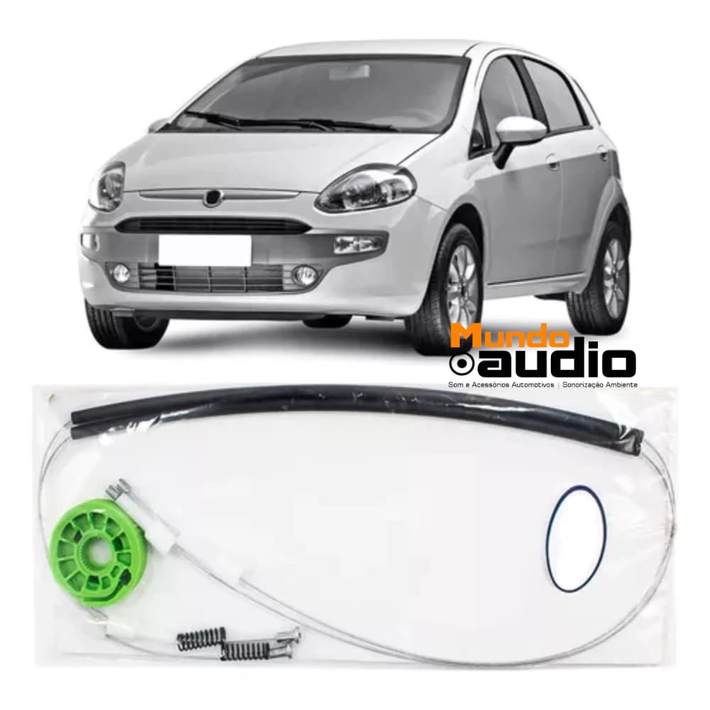 Kit Reparo Vidro Elétrico Linea e Punto Porta Traseira