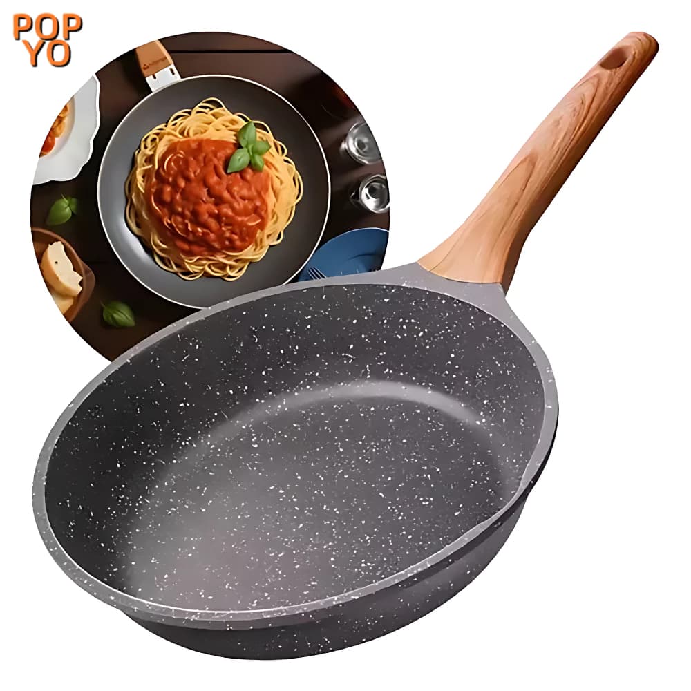 Frigideira De Indução Cerâmica Antiaderente 4 mm Reforçada Com Cabo Ergonômico Top
