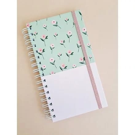 Caderno para anotações Slim Personalizado Jardim