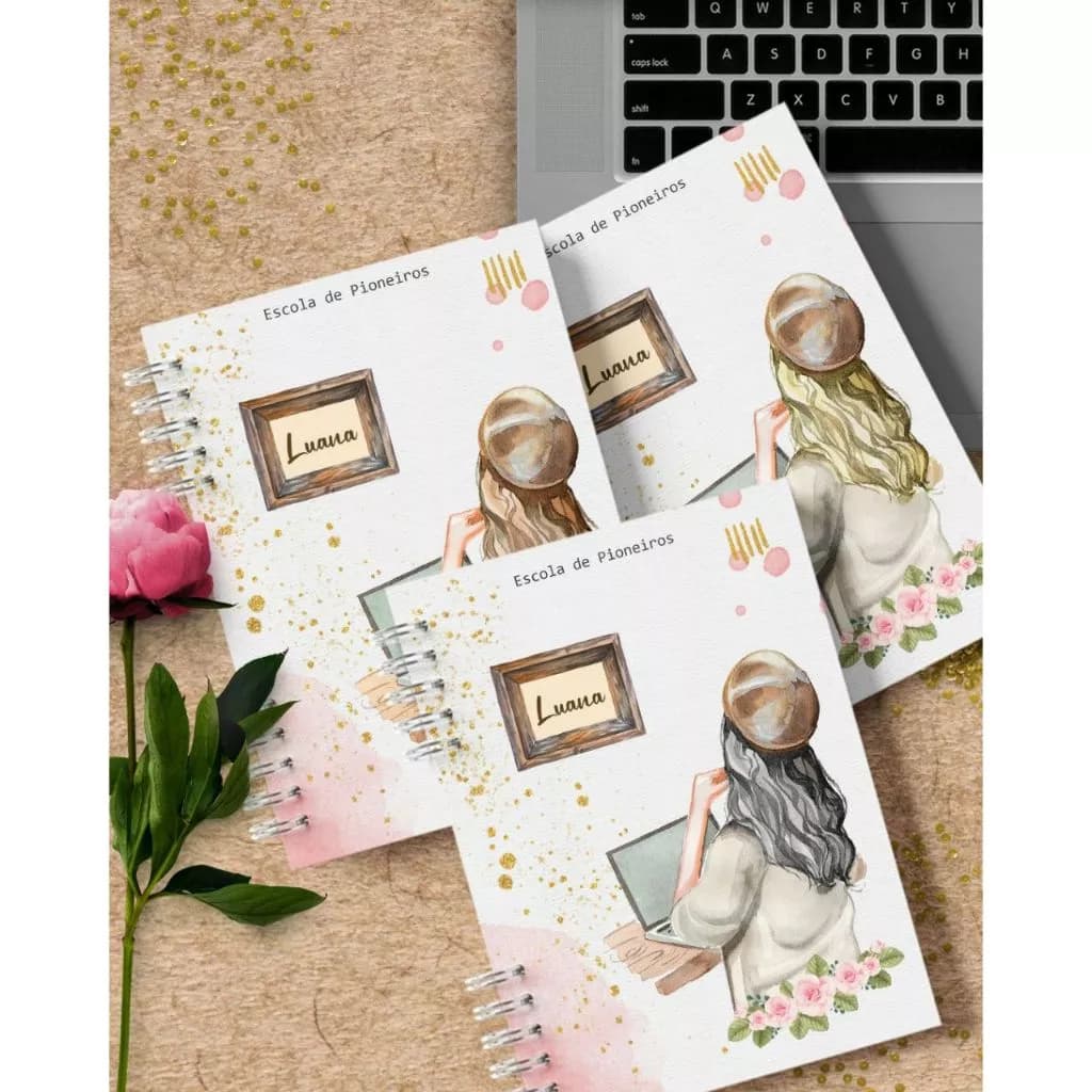 Caderno Agenda Personalizado para  a Escola de Pioneiros ESP   JW/TJ