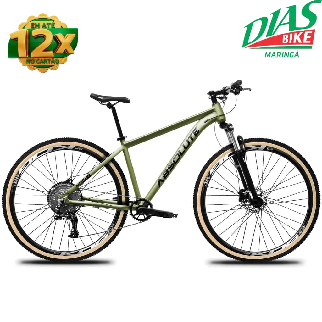 Bicicleta Aro 29 Absolute Nero 5 12v Câmbio Shimano Deore Freios Hidráulicos e Trava na Suspensão