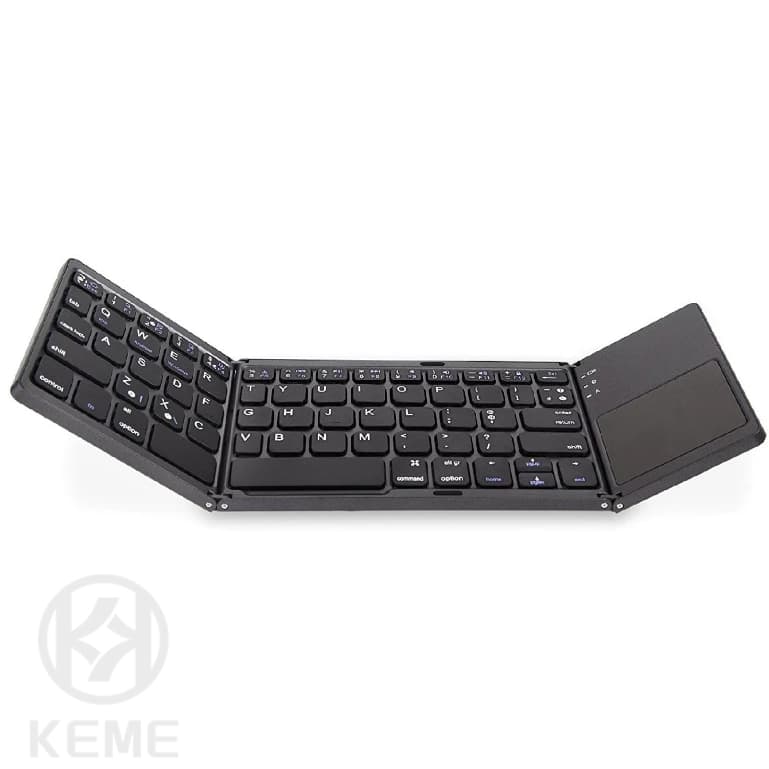 Mini Teclado Touch Dobrável Bluetooth Android Pc Ios