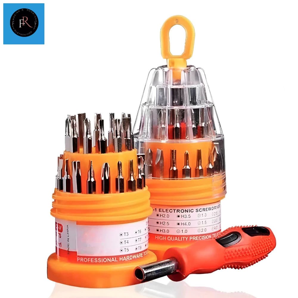 Jogo de Chave Kit Jogo Ferramenta 31 Peças Chaves Alen Torx Fenda Philips 6036 / KV-483