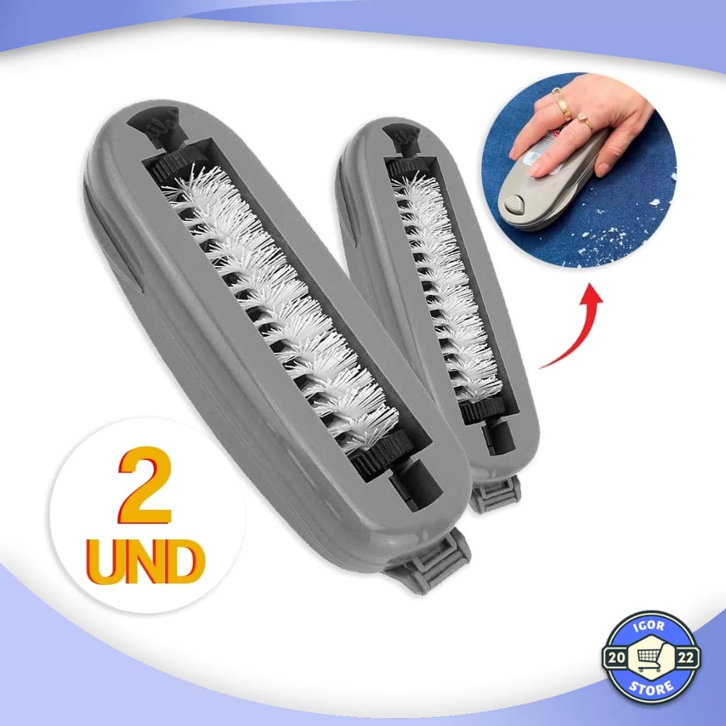 Kit 2 Escova papa Migalhas e Farelos Feiticeira Para Tecidos Sofá Cama Carro Mesa Envio Imediato