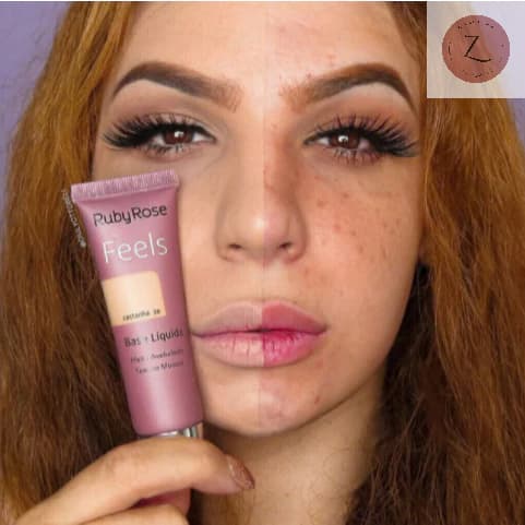 Base Liquida Feels -Testura mousse  efeito aveludado Hb8053