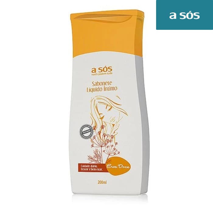 Sabonete Liquido Íntimo Frescor Cuidado Diário Unissex Aroma Erva Doce - 200ml