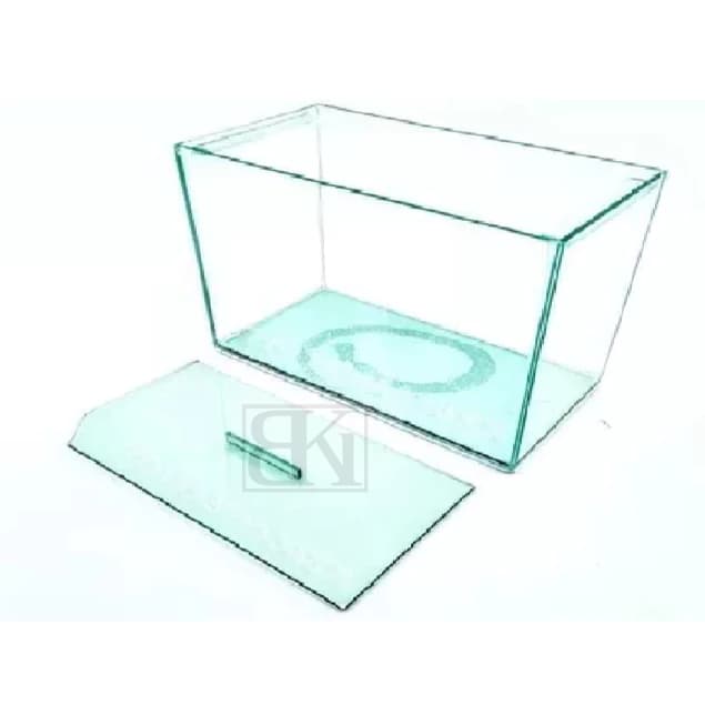 Aquário Beteira Retangular N2 25x13x18cm Vidro 3mm peixes bettas aquarismos