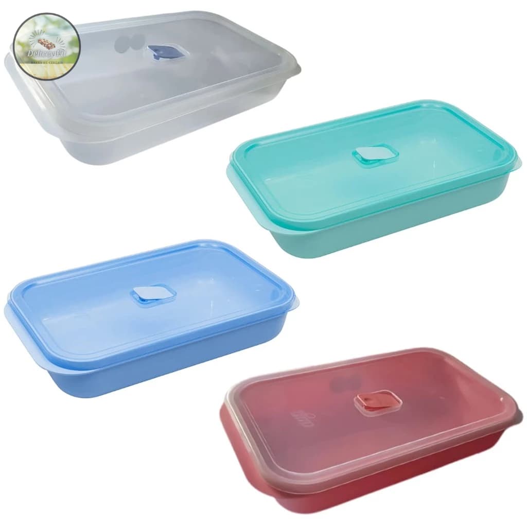Pote Hermético Micro-Ondas Dup 2l Lava-Louças Freezer Bpa Free