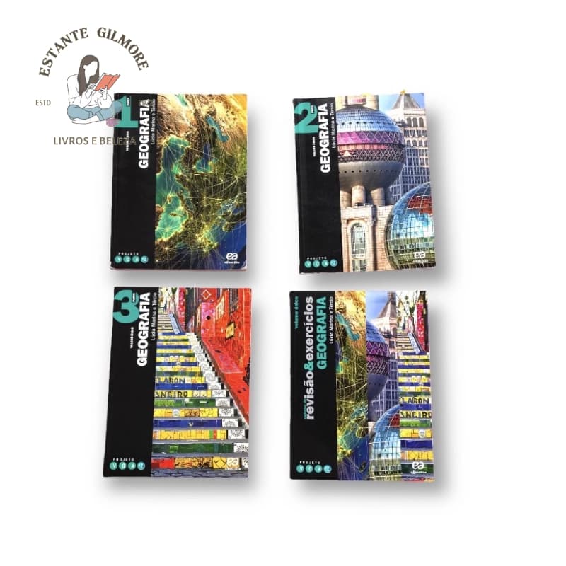 Livro - Projeto VOAZ Geografia EM - Volume Único - Ática - (Kit C. 4 Vols)