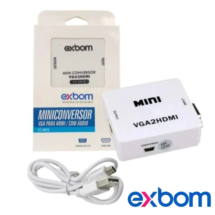 CONVERSOR DE IMAGEM PARA VGA HDMI AV 1080P DIVERSOS MODELOS