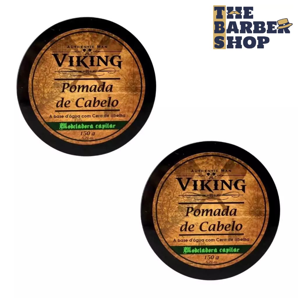 Pomada Modeladora para Cabelo Viking 150g - 2 unidades