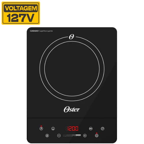 Cooktop De Indução 1 Boca Oster Touch Portátil 127v