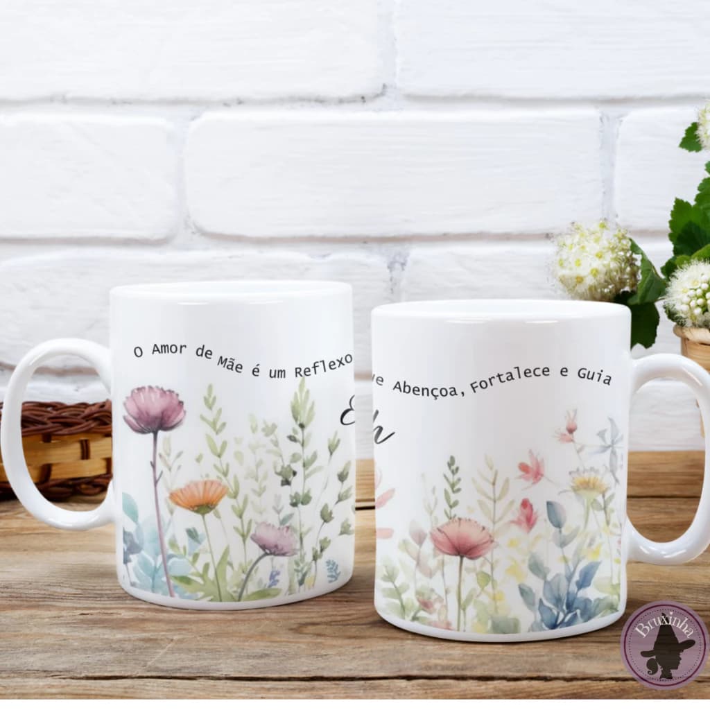 Caneca Personalizada Dia das Mães Nome Frase Religiosa Presente Mãe Aniversário
