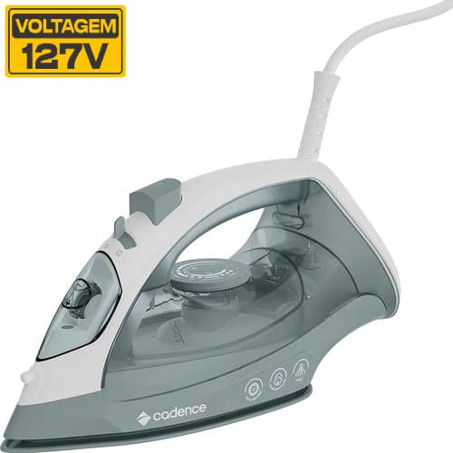 Ferro de Passar Cadence 2 em 1 Cinza 127v