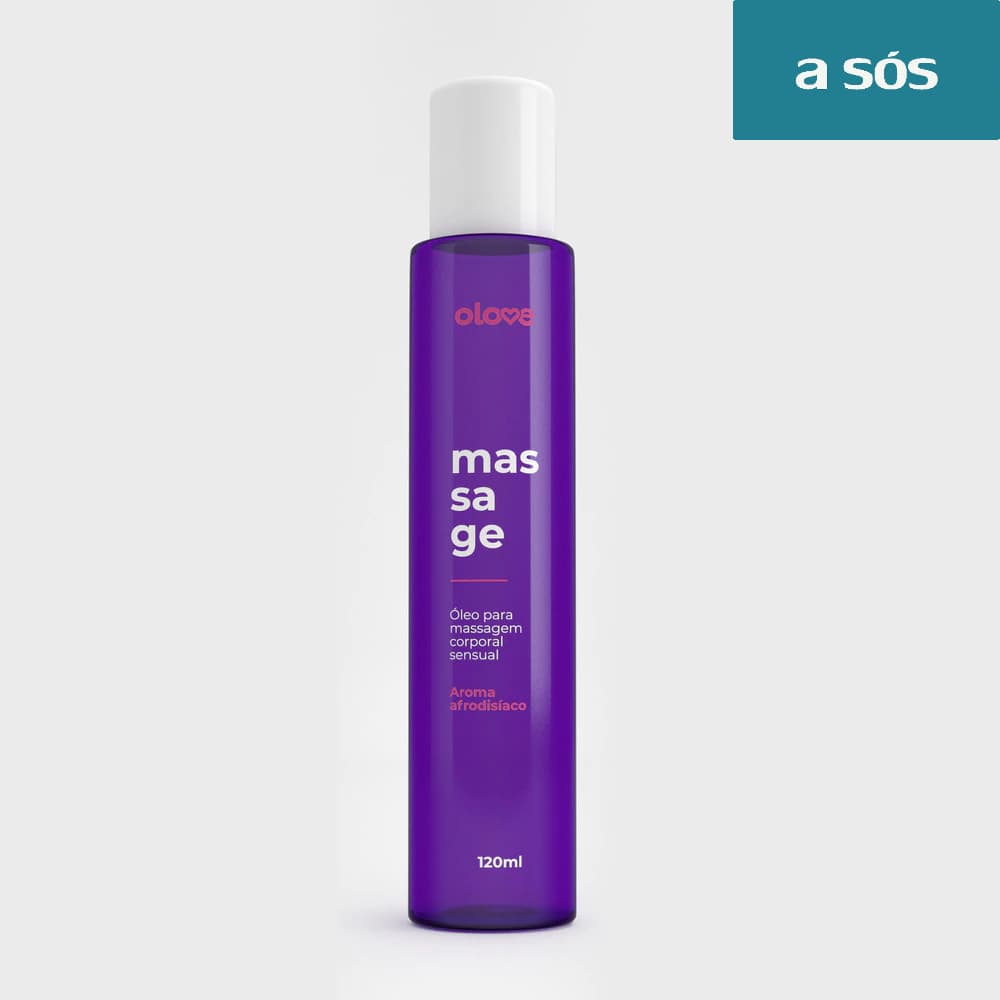 Óleo para Massagem Sensual Perfumado Olove Massage - 120ml