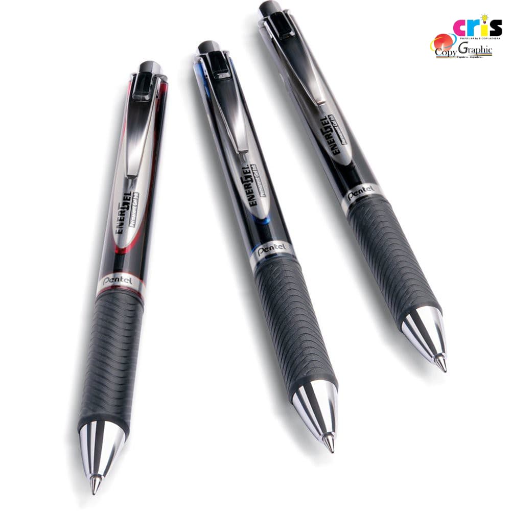 Caneta Pentel Energel Metal Tip Blp77 - 0.7mm