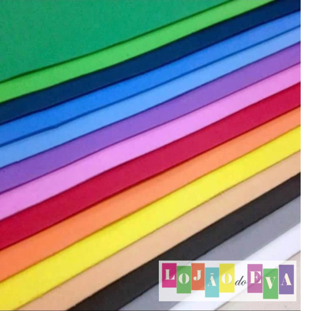 Pacote de retalho de EVA 40x60 com 10 folhas