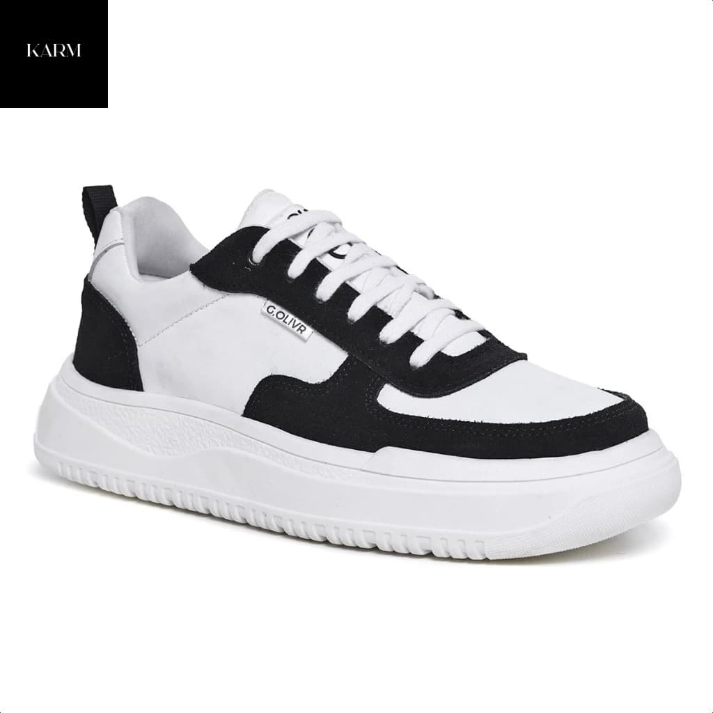 Tenis Masculino Sola Alta em Couro Legítimo Casual Moderno e Confortável Estilo Sapatenis Atemporal