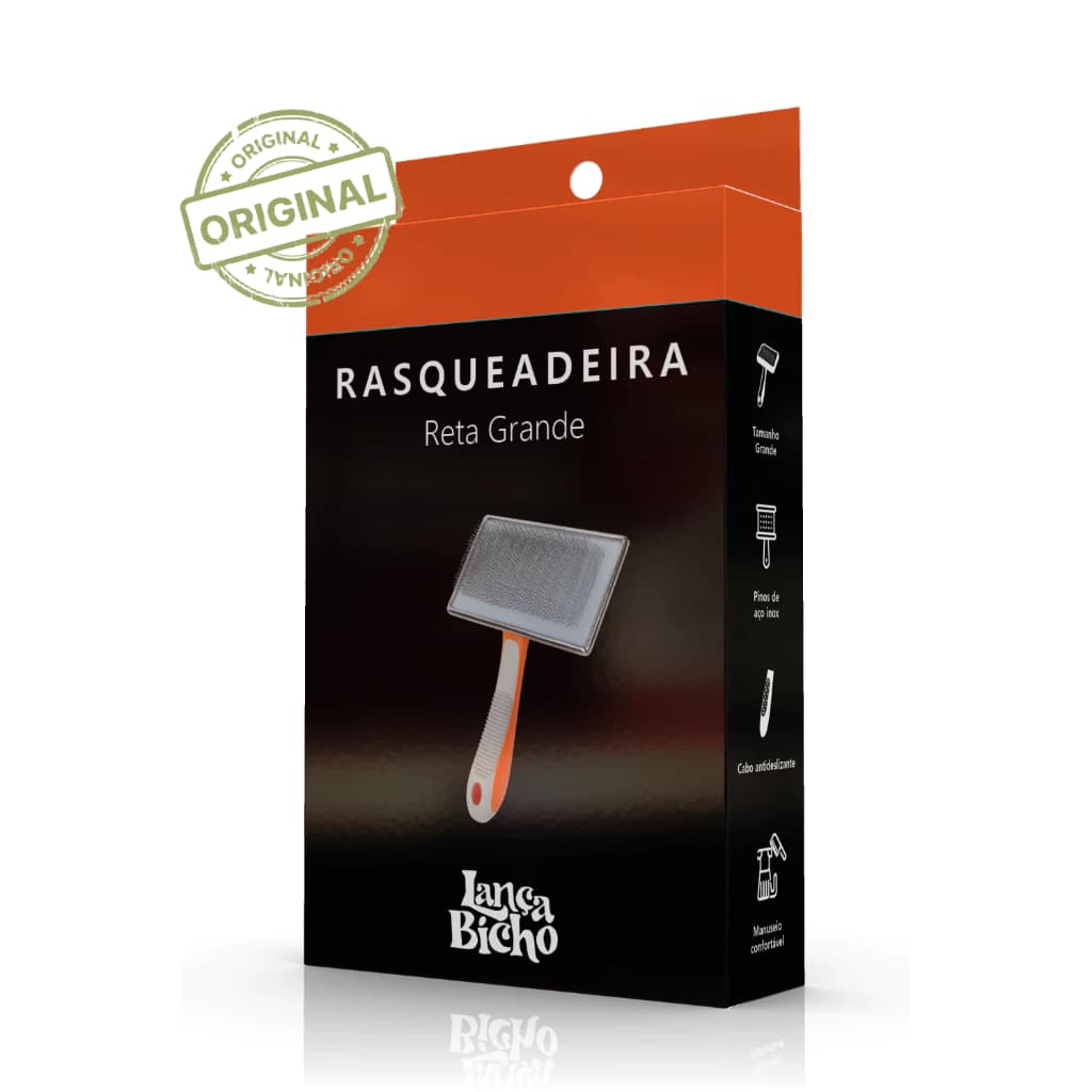 Rasqueadeira Reta Grande Lança Bicho Original