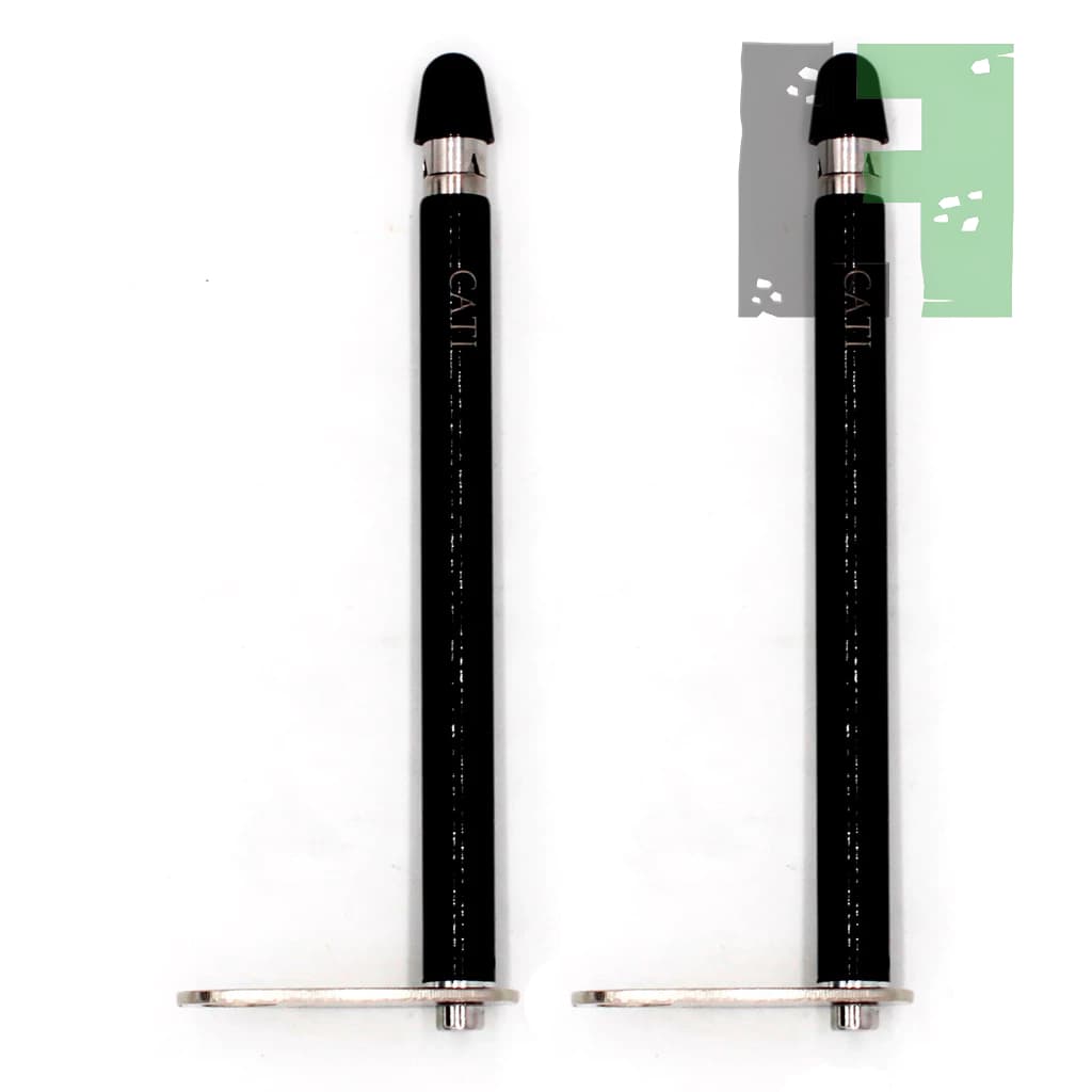 Par De Antenas Corta Pipa Para Moto Retrátil 7 Estágios Aço Inox