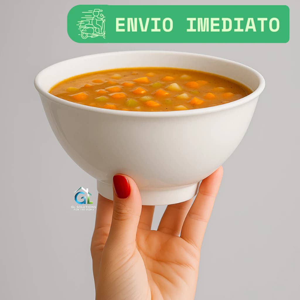 Kit 20 Cumbuca Multiuso Caldo Feijoada Tigela Pote Açaí Sopa Festa amendoim sobremesa