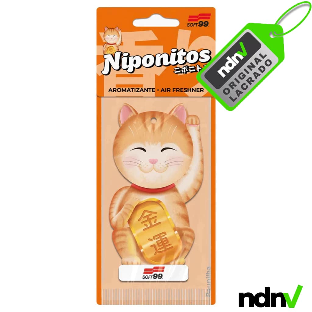 Cheirinho Aromatizante para Carro – Niponitos Soft99 – Neko Gatinho Japonês