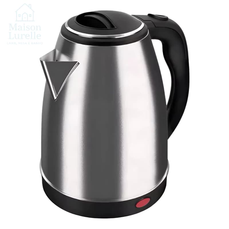 Chaleira Elétrica Inox 1,8L 110V– Potente, Segura e Moderna