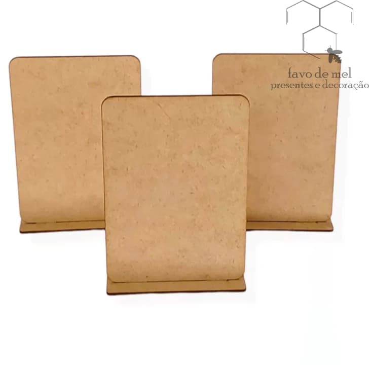 Porta Retrato 12x16 Simples MDF Kit 10 Unidades Lembrancinha Adesivar Pintar Foto 10x15