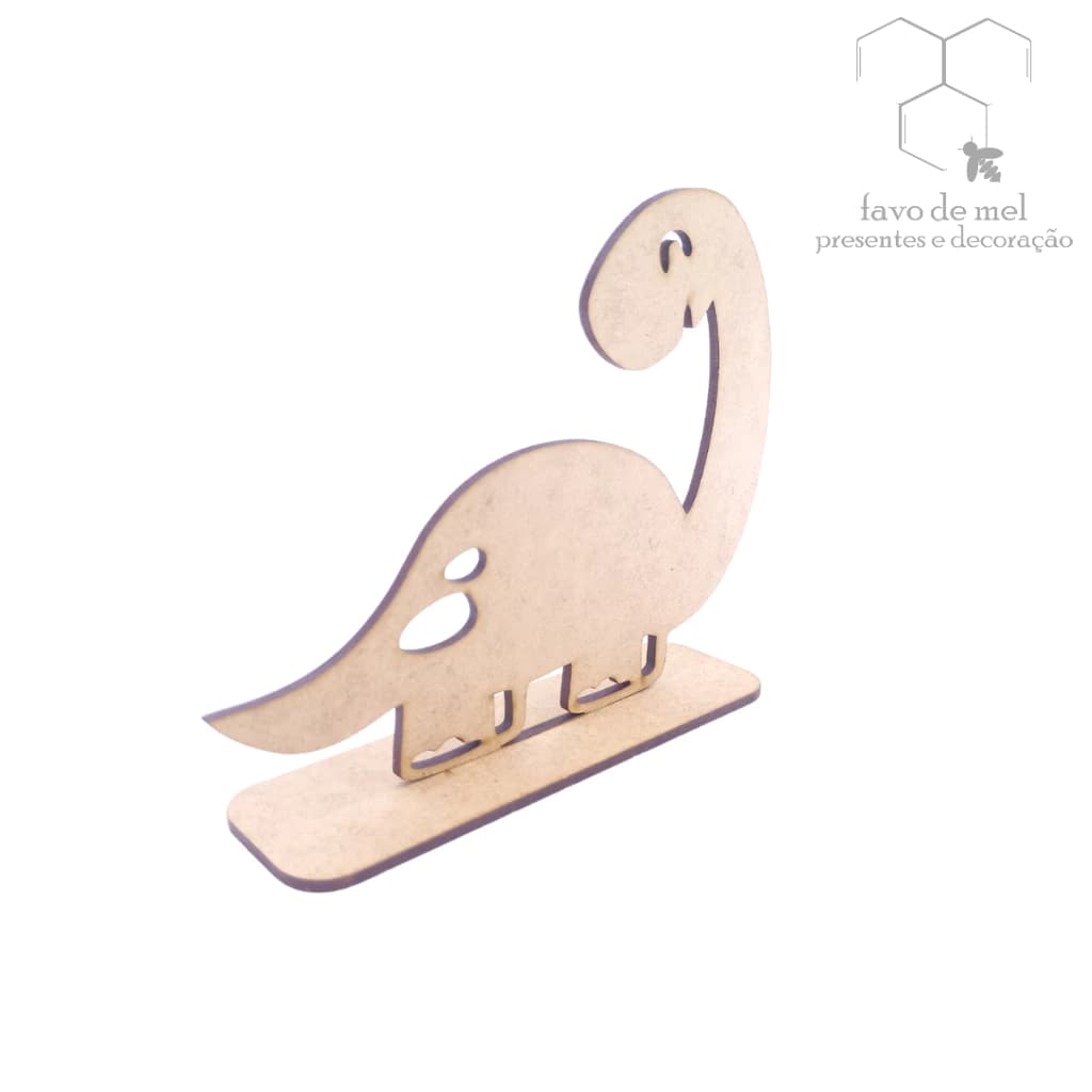 Kit 10 ou 15 Centro Mesa Dinossauro Vazado MDF Display Festa e Decoração