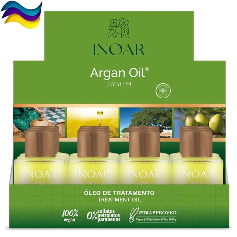 Argan Oil Inoar - Óleo de Tratamento Hidratação Nutrição Umectação Brilho e Perfume