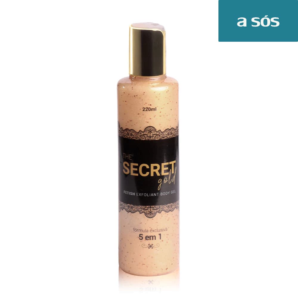 Gel Esfoliante Corporal Vegano The Secret Gold - 220 ml