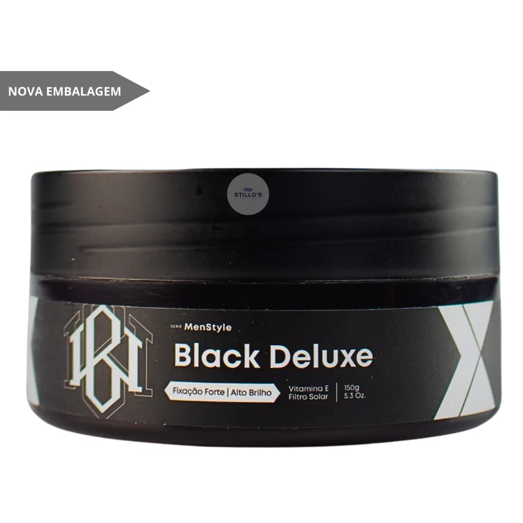 Creme Modelador Black Deluxe 150g - Black White